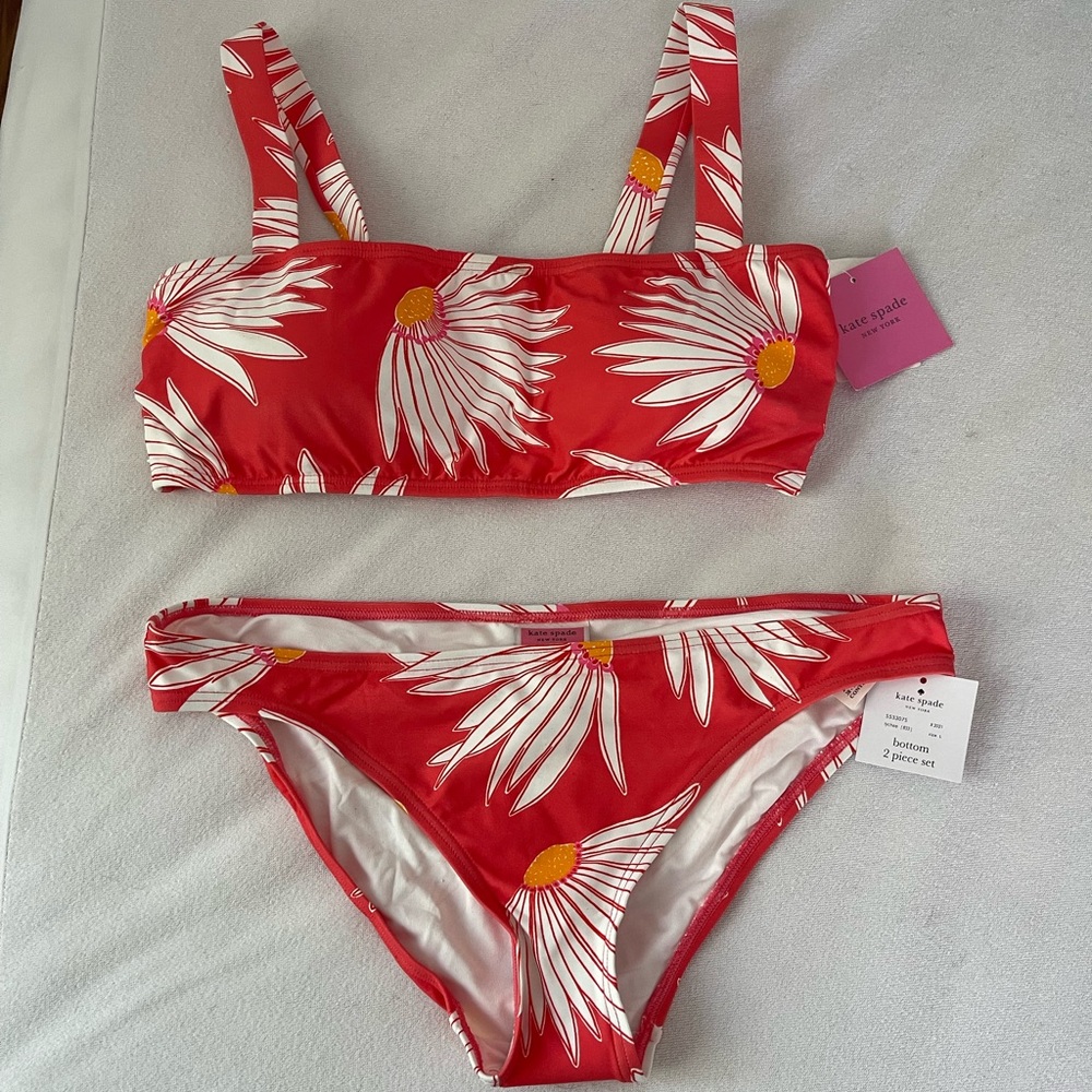 ☪️ SOLD ☪️ Kate Spade Falling Flower Bikini Set